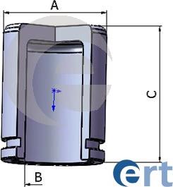 ERT 151142-C - Поршень, корпус скобы тормоза parts5.com