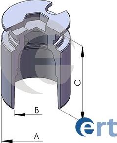 ERT 150198-C - Поршень, корпус скобы тормоза parts5.com