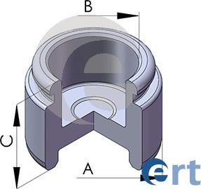 ERT 150259-C - Поршень, корпус скобы тормоза parts5.com