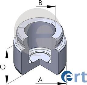 ERT 150269-C - Поршень, корпус скобы тормоза parts5.com