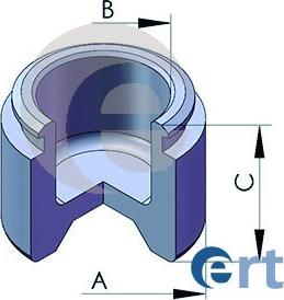 ERT 150223-C - Поршень, корпус скобы тормоза parts5.com