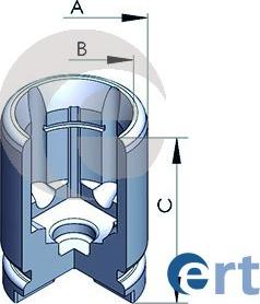 ERT 150757-C - Поршень, корпус скобы тормоза parts5.com