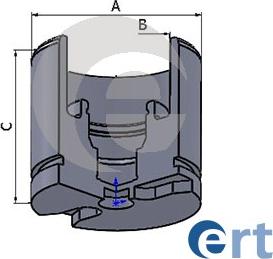 ERT 150751-C - Поршень, корпус скобы тормоза parts5.com