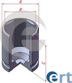 ERT 151520-C - Поршень, корпус скобы тормоза parts5.com