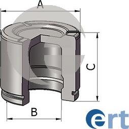 ERT 151743-C - Поршень, корпус скобы тормоза parts5.com