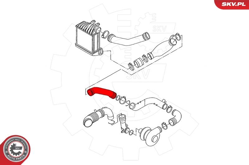 Esen SKV 43SKV403 - Трубка, нагнетание воздуха parts5.com