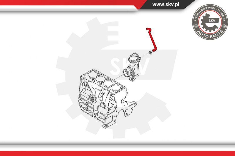 Esen SKV 31SKV105 - Масляный шланг parts5.com