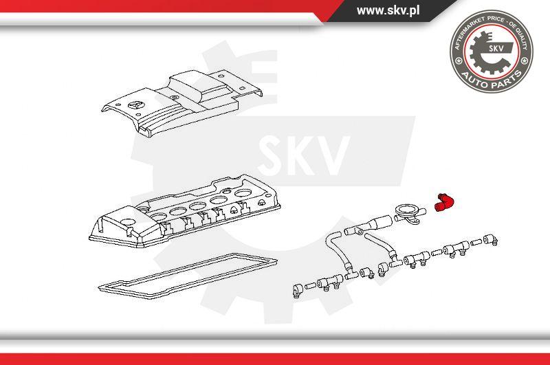 Esen SKV 31SKV127 - Масляный шланг parts5.com