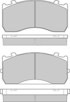 Mercedes-Benz 0034206620 - Тормозные колодки, дисковые, комплект parts5.com