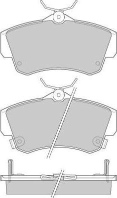 KRAFT AUTOMOTIVE 6008525 - Тормозные колодки, дисковые, комплект parts5.com