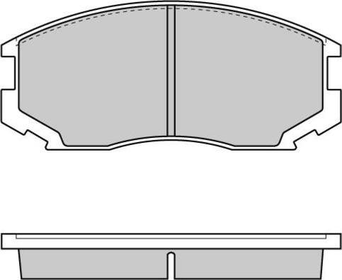 AISIN G1N005 - Тормозные колодки, дисковые, комплект parts5.com