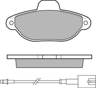 IRQ AUTOMOTIVE 901056 - Тормозные колодки, дисковые, комплект parts5.com