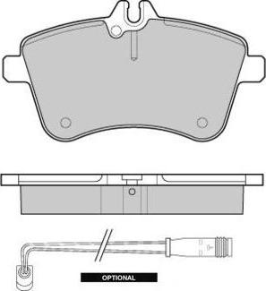 Valeo 302475 - Тормозные колодки, дисковые, комплект parts5.com