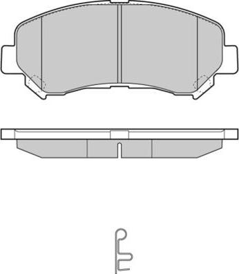 GMC 2520201 - Тормозные колодки, дисковые, комплект parts5.com