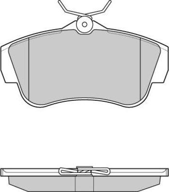 CITROËN 16 736 018 0 - Тормозные колодки, дисковые, комплект parts5.com