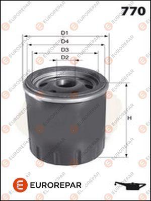 EUROREPAR E149134 - Filtro de aceite parts5.com