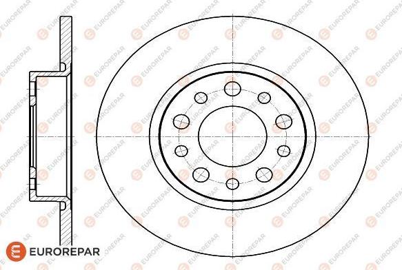 NATIONAL NBD1378 - Тормозной диск parts5.com