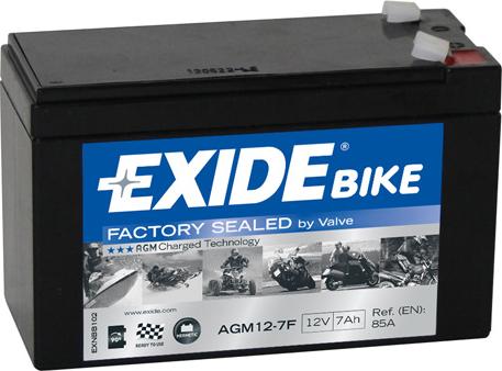 Exide AGM12-7F - Стартерная аккумуляторная батарея, АКБ parts5.com