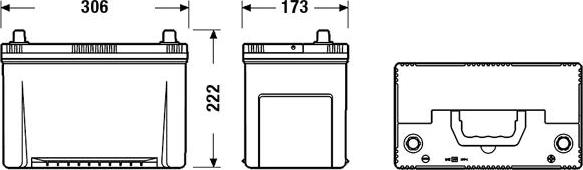 Exide EA954 - Batería de arranque parts5.com