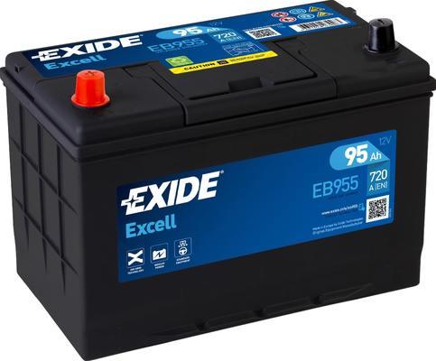 Exide EB955 - Стартерная аккумуляторная батарея, АКБ parts5.com