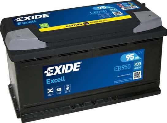 Exide EB950 - Стартерная аккумуляторная батарея, АКБ parts5.com