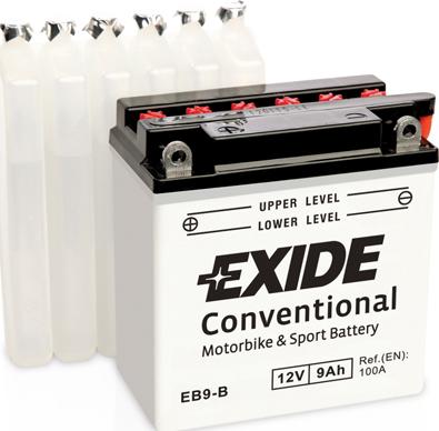 Exide EB9-B - Стартерная аккумуляторная батарея, АКБ parts5.com