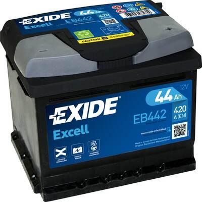 Exide EB442 - Стартерная аккумуляторная батарея, АКБ parts5.com
