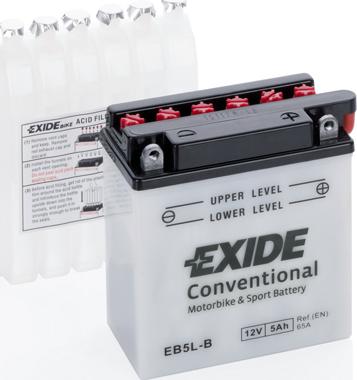 Exide EB5L-B - Стартерная аккумуляторная батарея, АКБ parts5.com