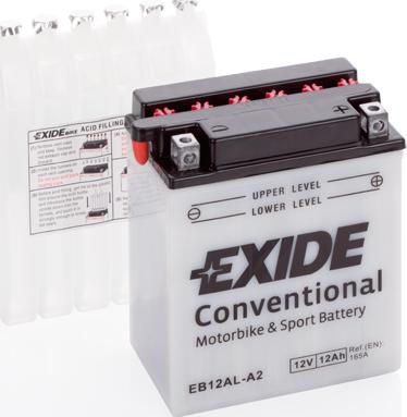 Exide EB12AL-A2 - Стартерная аккумуляторная батарея, АКБ parts5.com