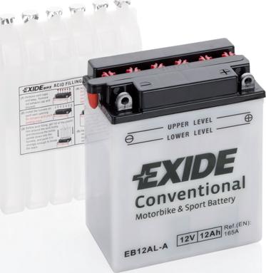 Exide EB12AL-A - Стартерная аккумуляторная батарея, АКБ parts5.com