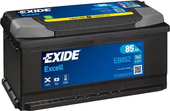 Exide EB852 - Стартерная аккумуляторная батарея, АКБ parts5.com