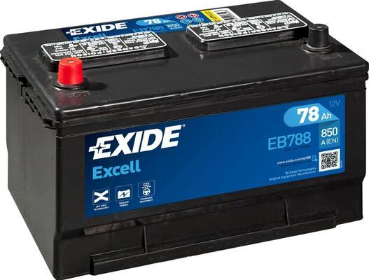 Exide EB858 - Стартерная аккумуляторная батарея, АКБ parts5.com