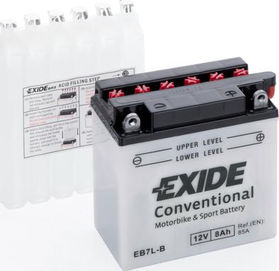 Exide EB7L-B - Стартерная аккумуляторная батарея, АКБ parts5.com