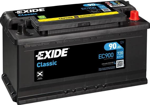 Exide EC900 - Стартерная аккумуляторная батарея, АКБ parts5.com