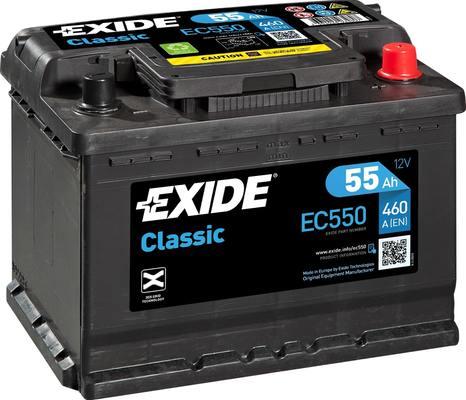 Exide EC550 - Starter Battery parts5.com