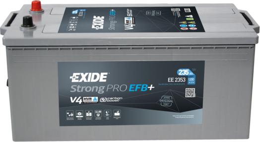 Exide EE2353 - Стартерная аккумуляторная батарея, АКБ parts5.com