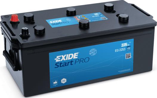 Exide EG2253 - Стартерная аккумуляторная батарея, АКБ parts5.com