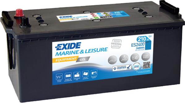 Exide ES2400 - Стартерная аккумуляторная батарея, АКБ parts5.com