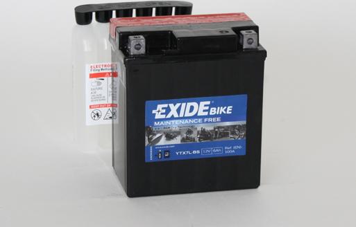 Exide ETX7L-BS - Стартерная аккумуляторная батарея, АКБ parts5.com