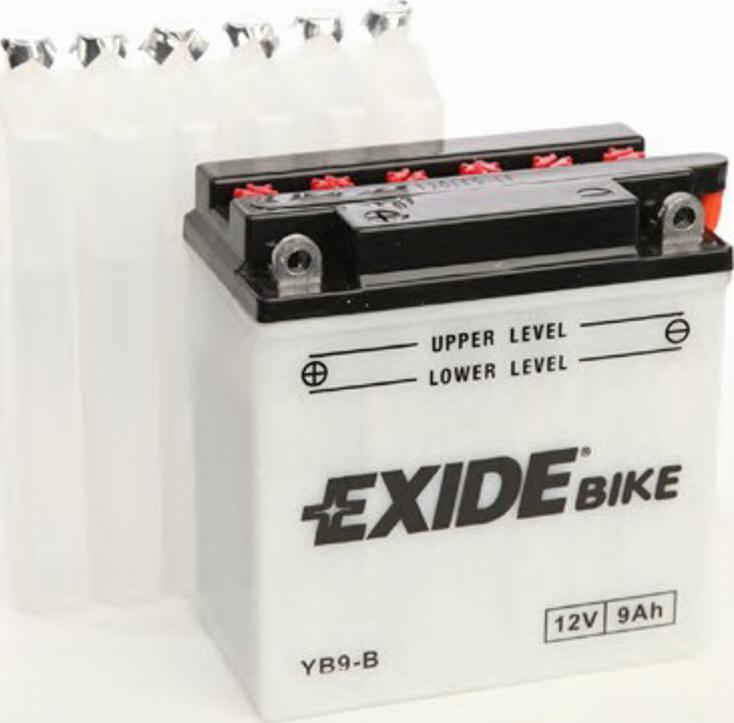 Exide YB9B - Стартерная аккумуляторная батарея, АКБ parts5.com