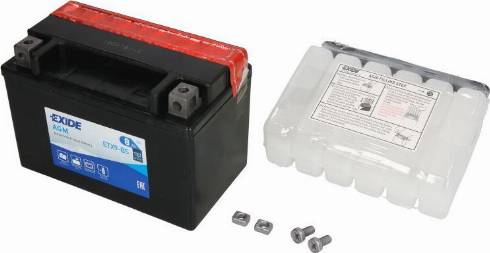 Exide YTX9BS - Стартер parts5.com