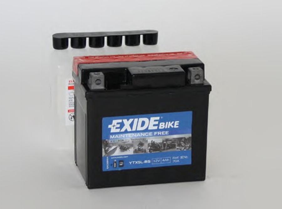 Exide YTX5LBS - Стартерная аккумуляторная батарея, АКБ parts5.com