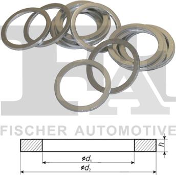 FA1 658.593.100 - Уплотнительное кольцо, резьбовая пробка маслосливного отверстия parts5.com
