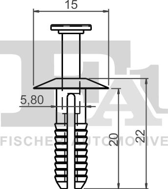 FA1 10-20009.25 - Пружинный зажим, буфер parts5.com