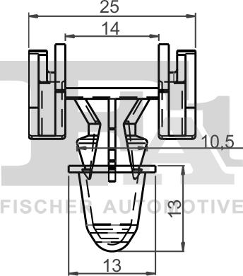 FA1 11-40065.10 - Зажим, молдинг / защитная накладка parts5.com