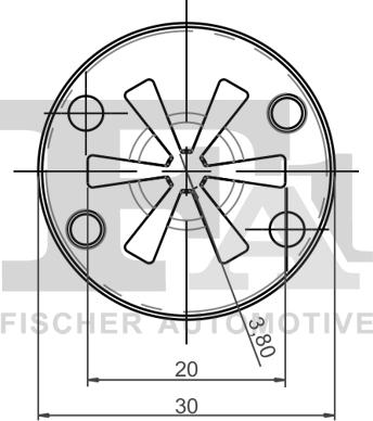 FA1 11-40111.5 - Зажим, молдинг / защитная накладка parts5.com