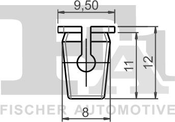 FA1 12-60003.25 - Зажим, молдинг / защитная накладка parts5.com