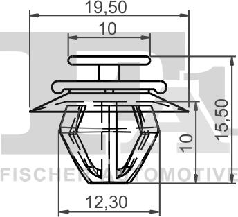 FA1 21-40021.10 - Зажим, молдинг / защитная накладка parts5.com