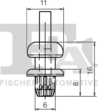 FA1 21-20013.5 - Зажим, молдинг / защитная накладка parts5.com