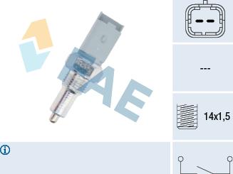 FAE 40492 - Датчик, переключатель, фара заднего хода parts5.com